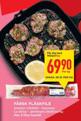 Färsk Fläskfilé