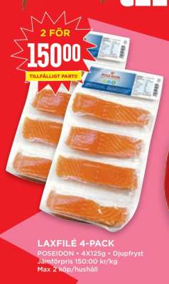 LAXFILÉ 4-PACK