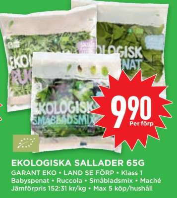 EKOLIGISKA SALLADER 65G