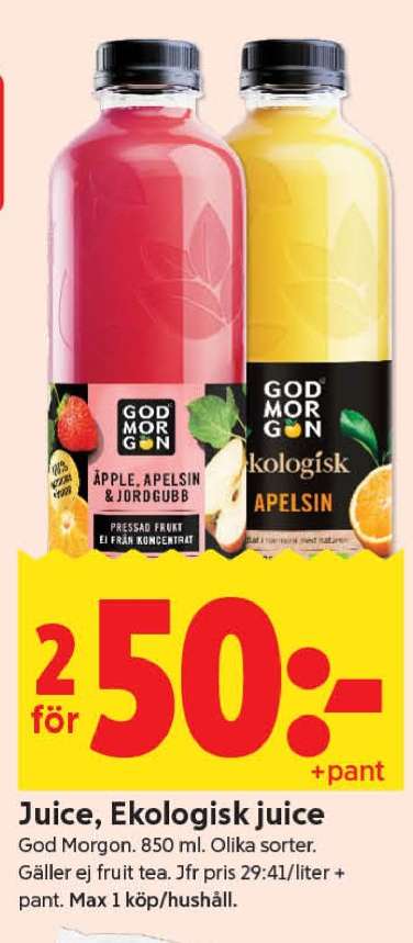 JUICE, EKOLOGISK JUICE