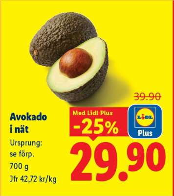 Avokado i nät