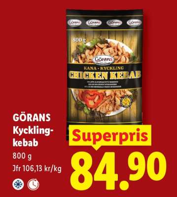 Görans kycklingkebab