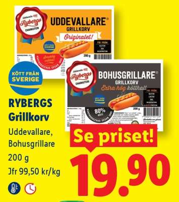 RYBERGS Grillkorv
