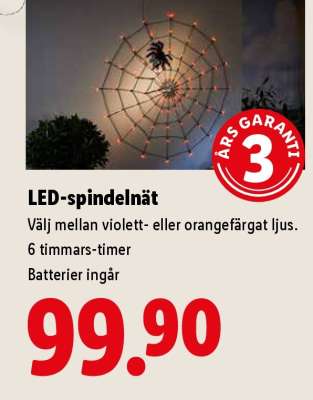 LED-spindelnät