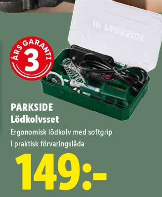 Parkside Lödkolvset