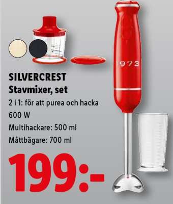 SILVERCREST Stavmixer, set