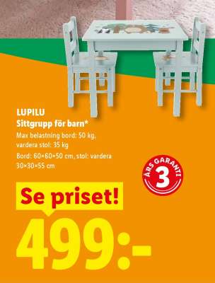 LUPILU Sittgrupp för barn
