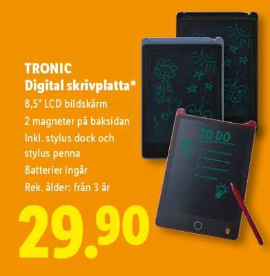 TRONIC Digital skrivplatta