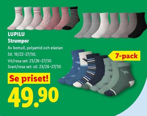 LUPILU Strumpor