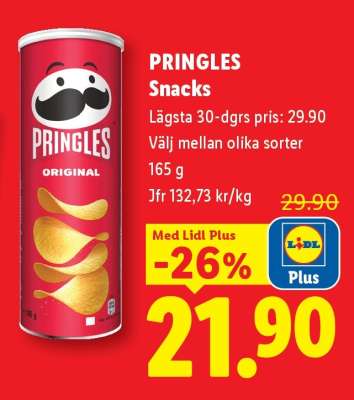 Pringles snacks