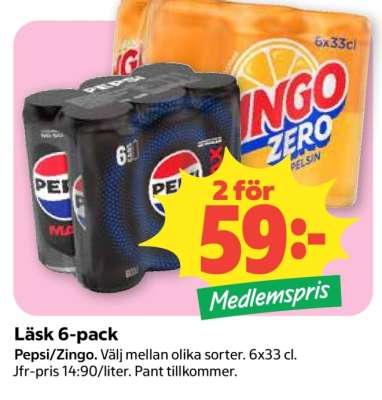 LÄSK 6-PACK