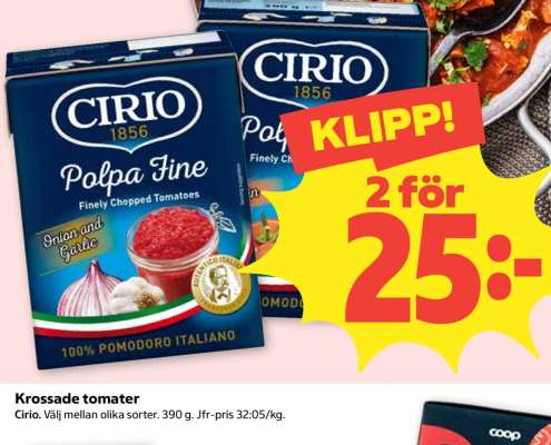 Krossade Tomater