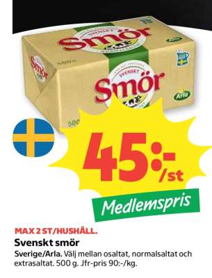SVENSKT SMÖR