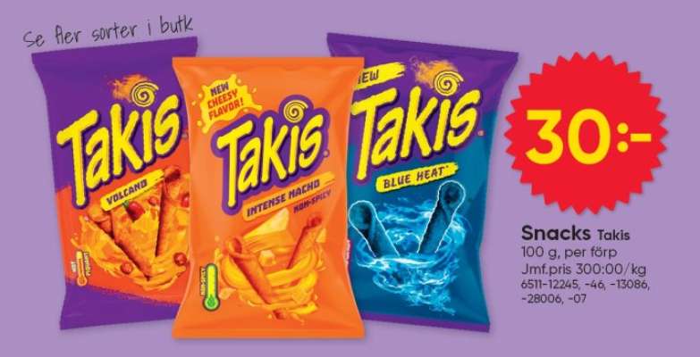 Snacks Takis