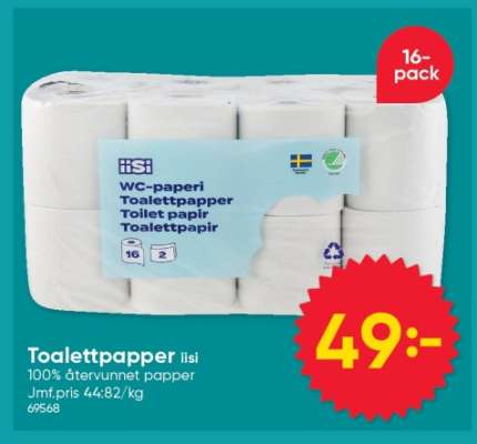 Toalettpapper