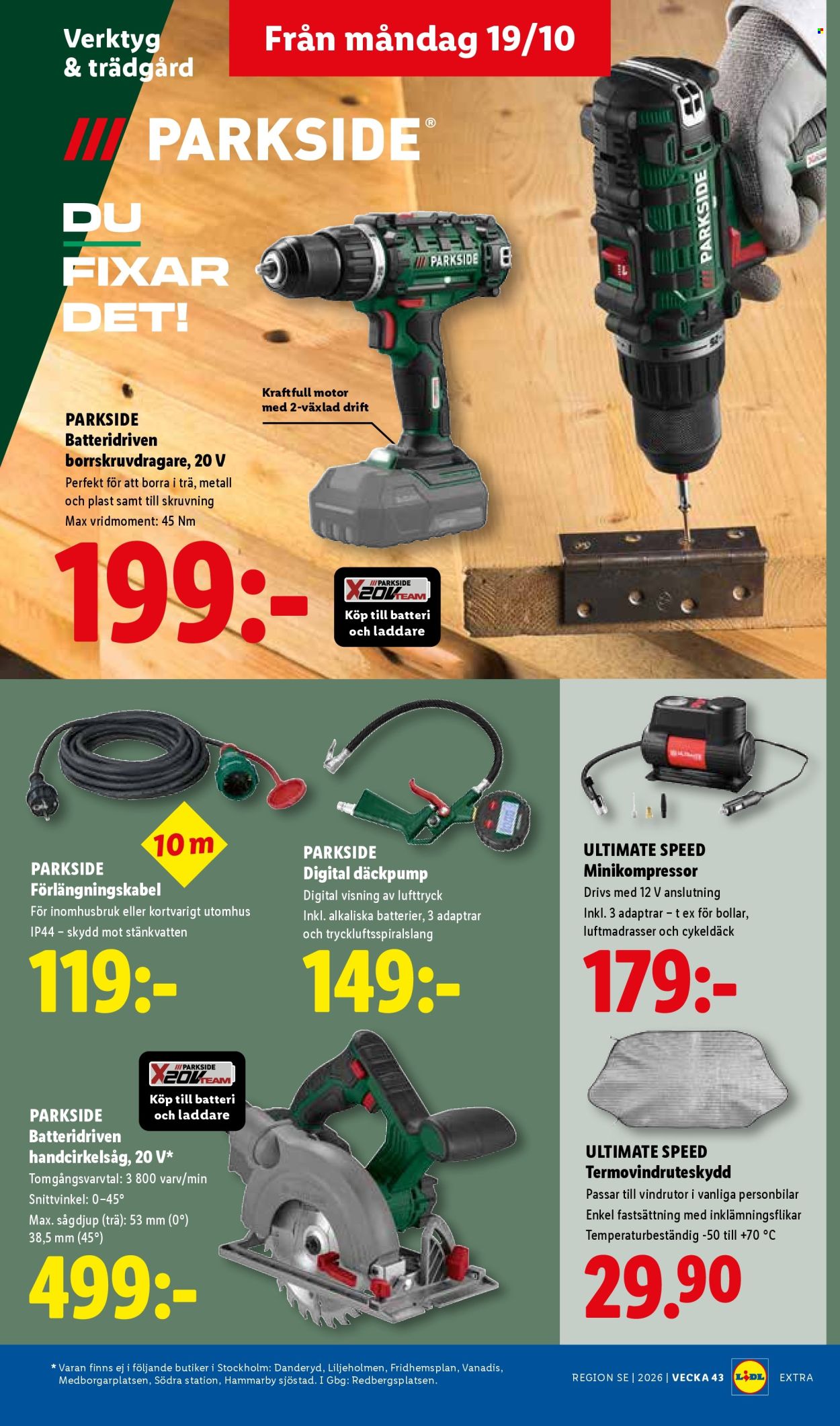 Lidl reklamblad - 19/10 2026 - 25/10 2026. Sida 19