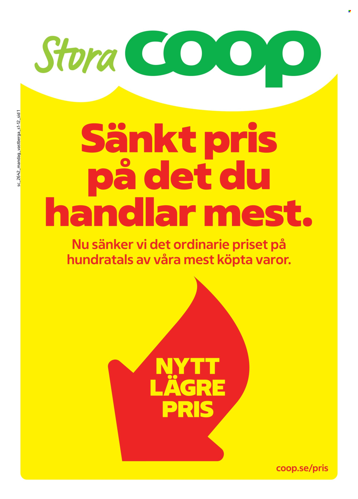 Stora Coop reklamblad - 12/10 2026 - 18/10 2026. Sida 1
