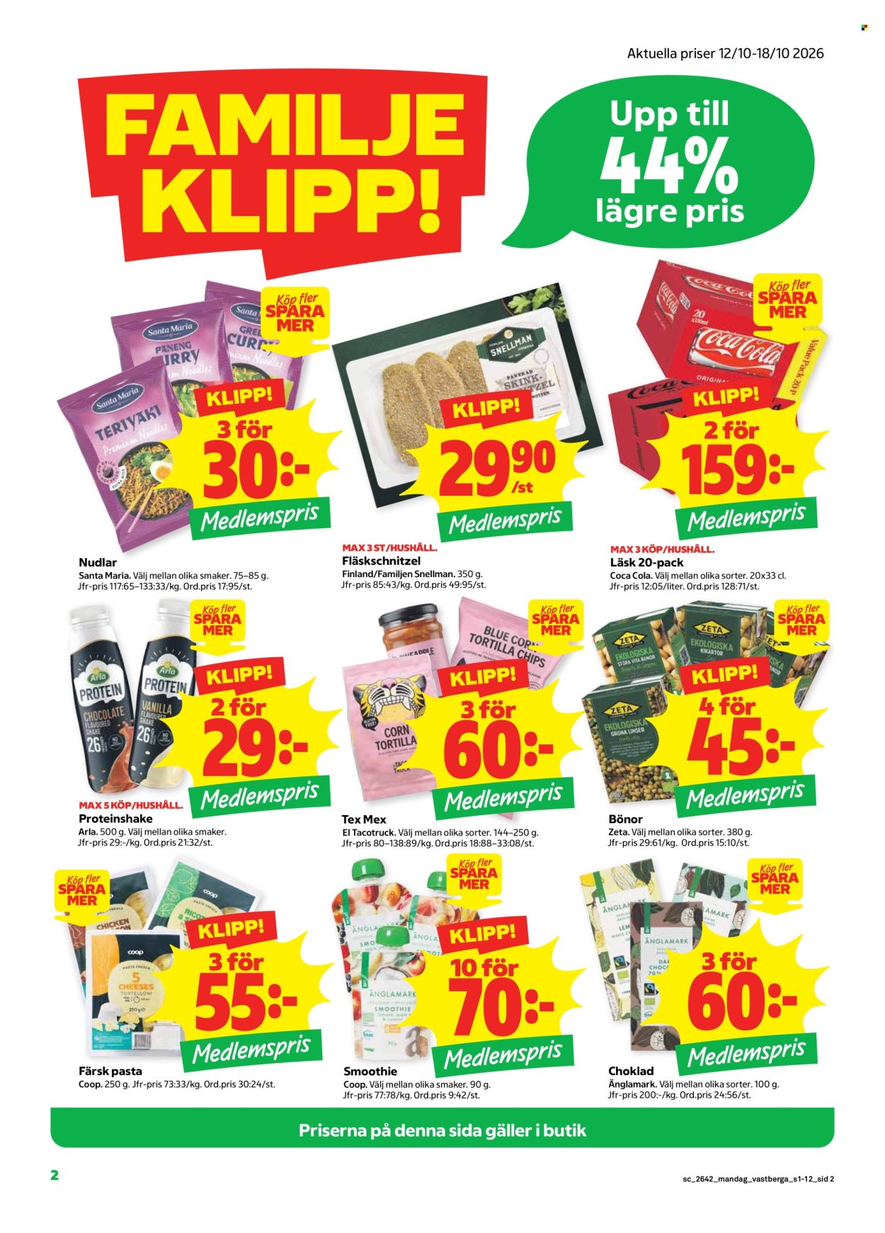 Stora Coop reklamblad - 12/10 2026 - 18/10 2026. Sida 2