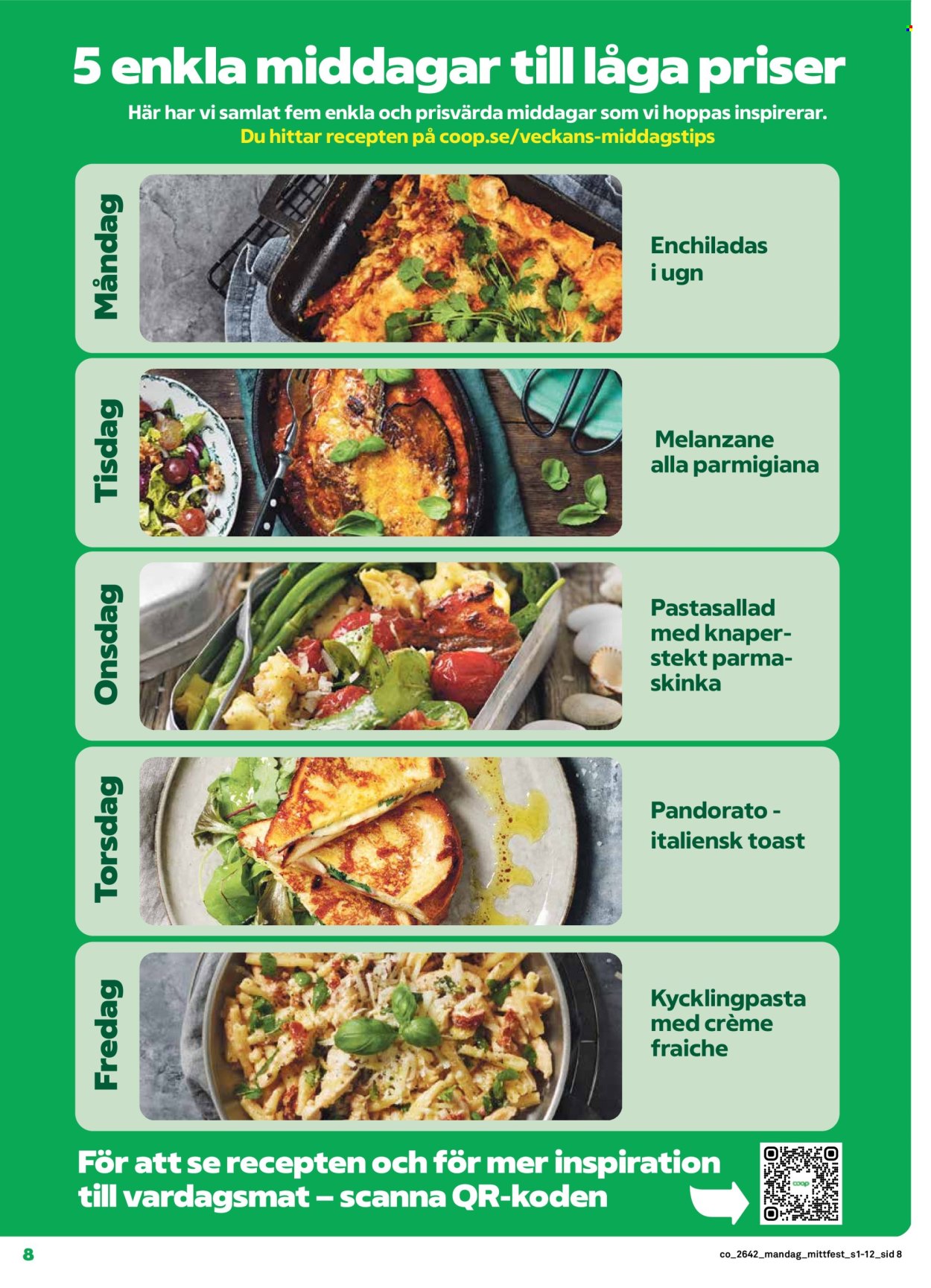 Coop reklamblad - 12/10 2026 - 18/10 2026. Sida 8