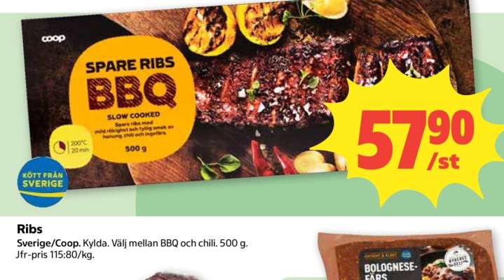 Spare Ribs BBQ