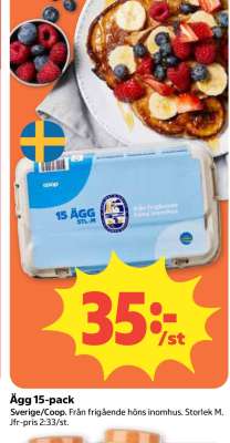 Ägg 15-pack