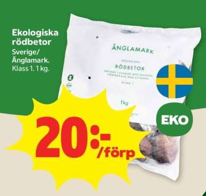 Ekologiska rödbetor