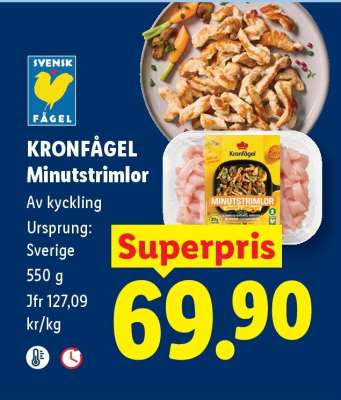 Kronfågel Minutstrimlor