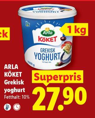 Arla köket grekisk yoghurt