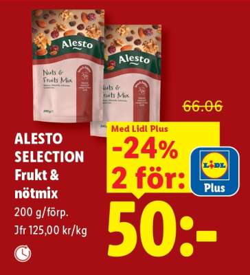 Alesto Selection Frukt & nötmix