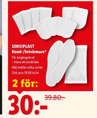 SENSIPLAST Hand-/fotvärmare