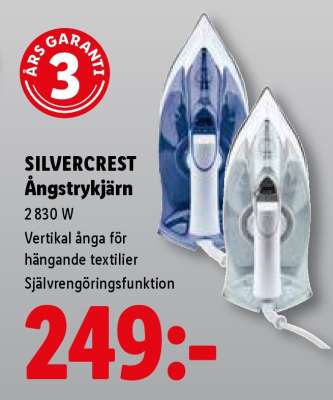 SILVERCREST Ångstrykjärn