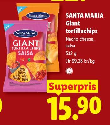 SANTA MARIA Giant tortillachips