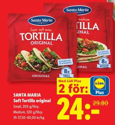 SANTA MARIA Soft Tortilla original