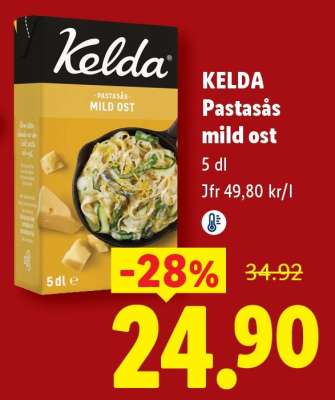 KELDA Pastasås mild ost