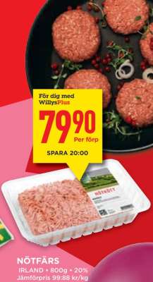 Nötfärs