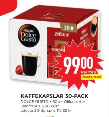 KAFFEKAPSLAR 30-PACK