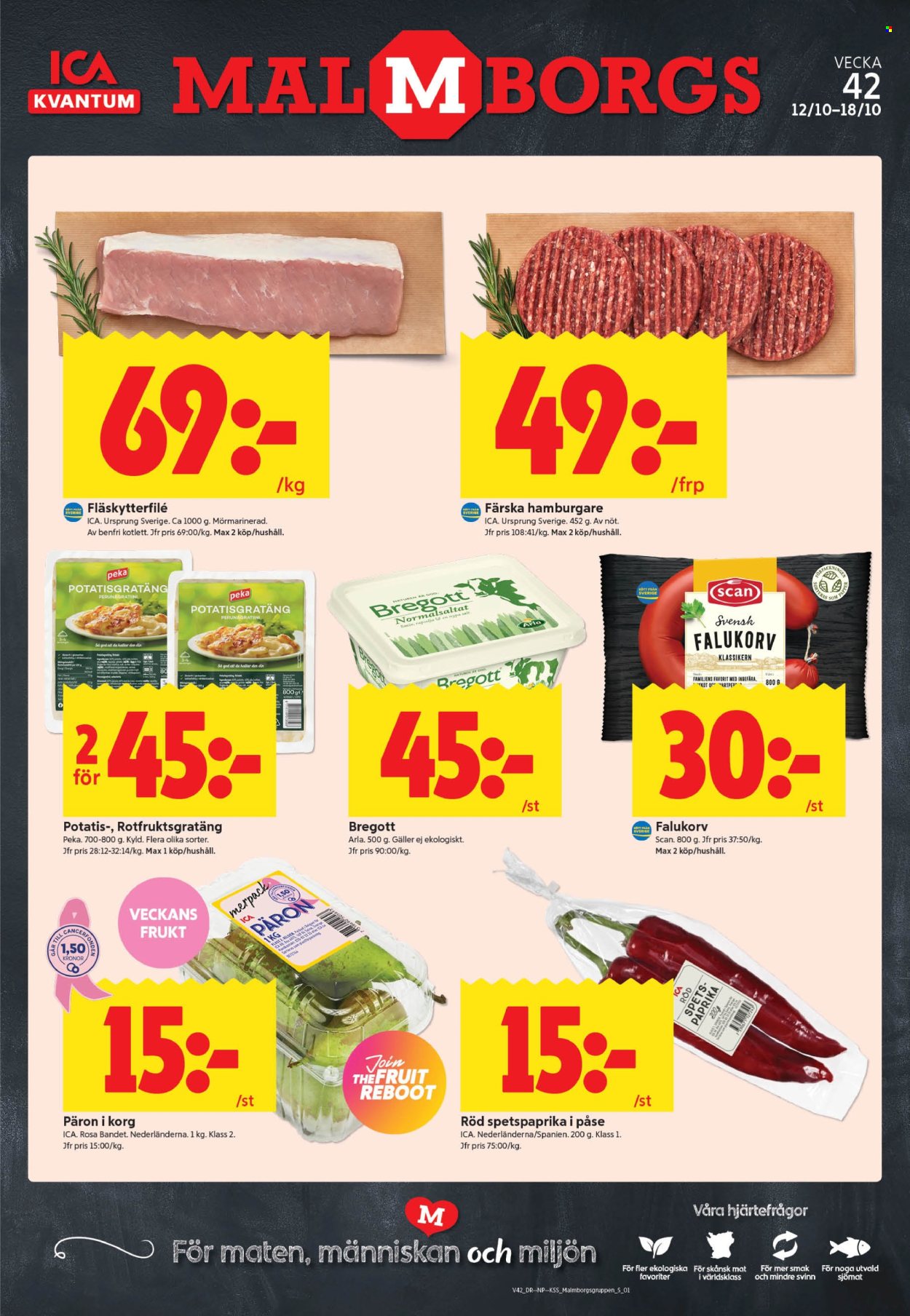 ICA reklamblad - 12/10 2026 - 18/10 2026. Sida 1