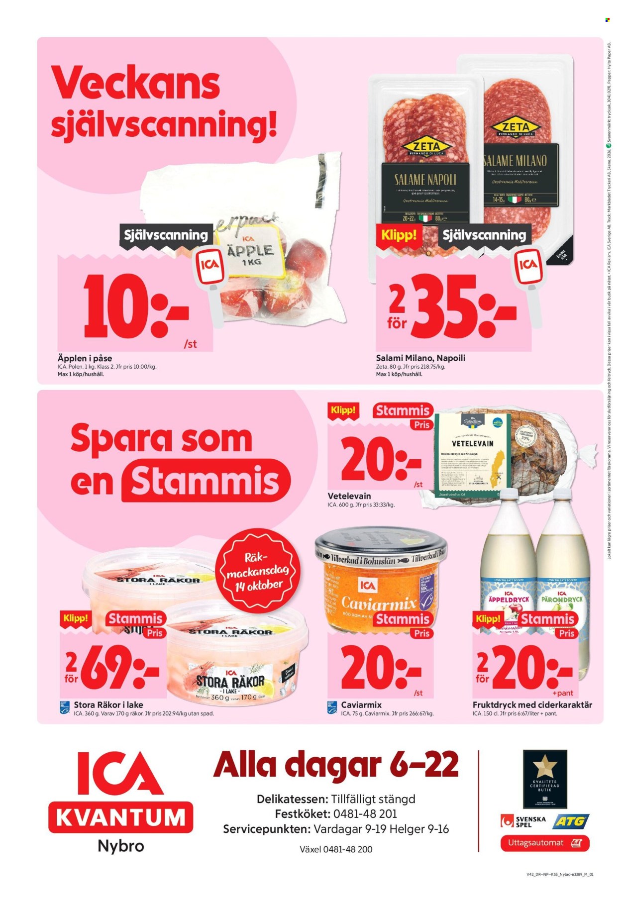 ICA reklamblad - 12/10 2026 - 18/10 2026. Sida 10