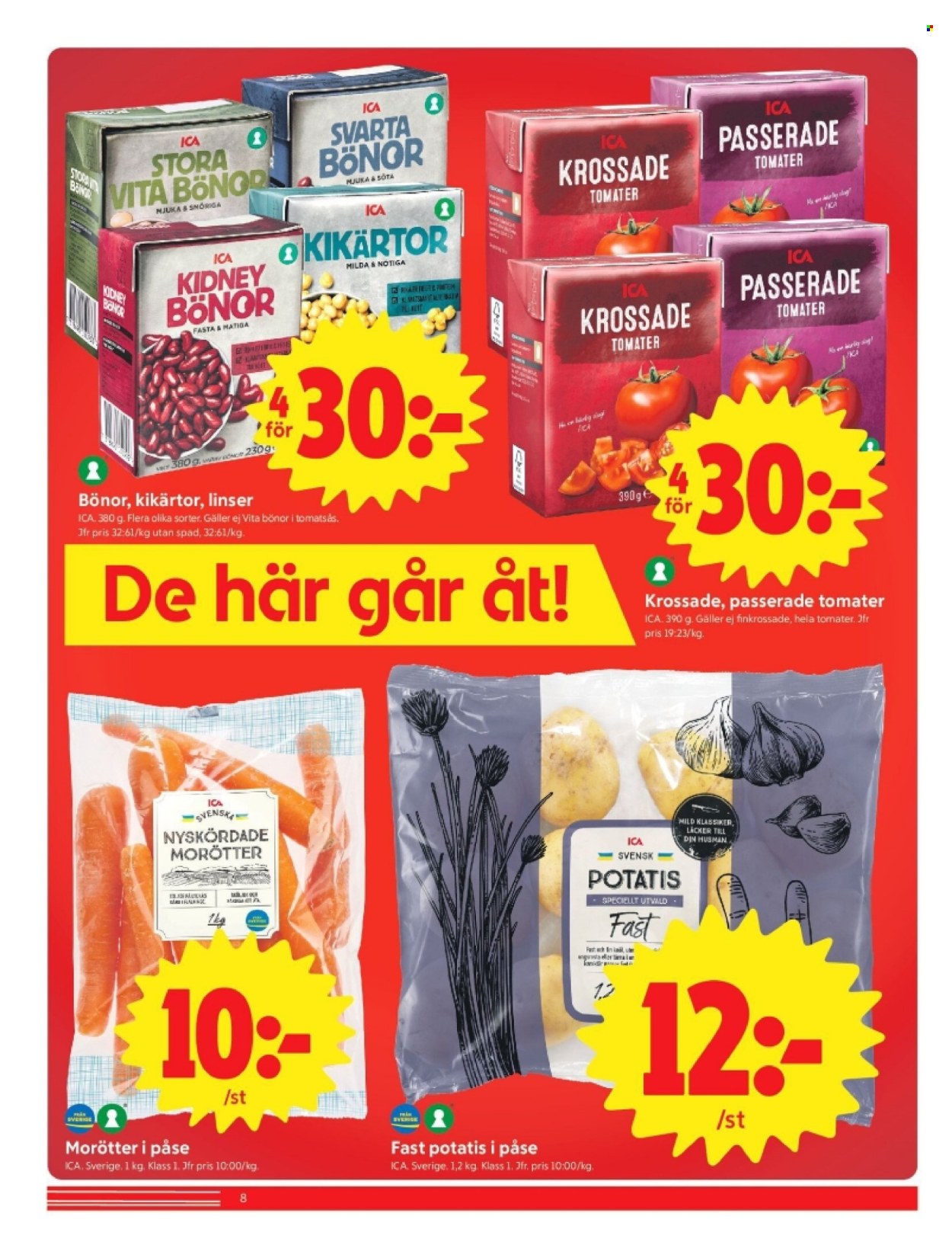 ICA reklamblad - 12/10 2026 - 18/10 2026. Sida 8
