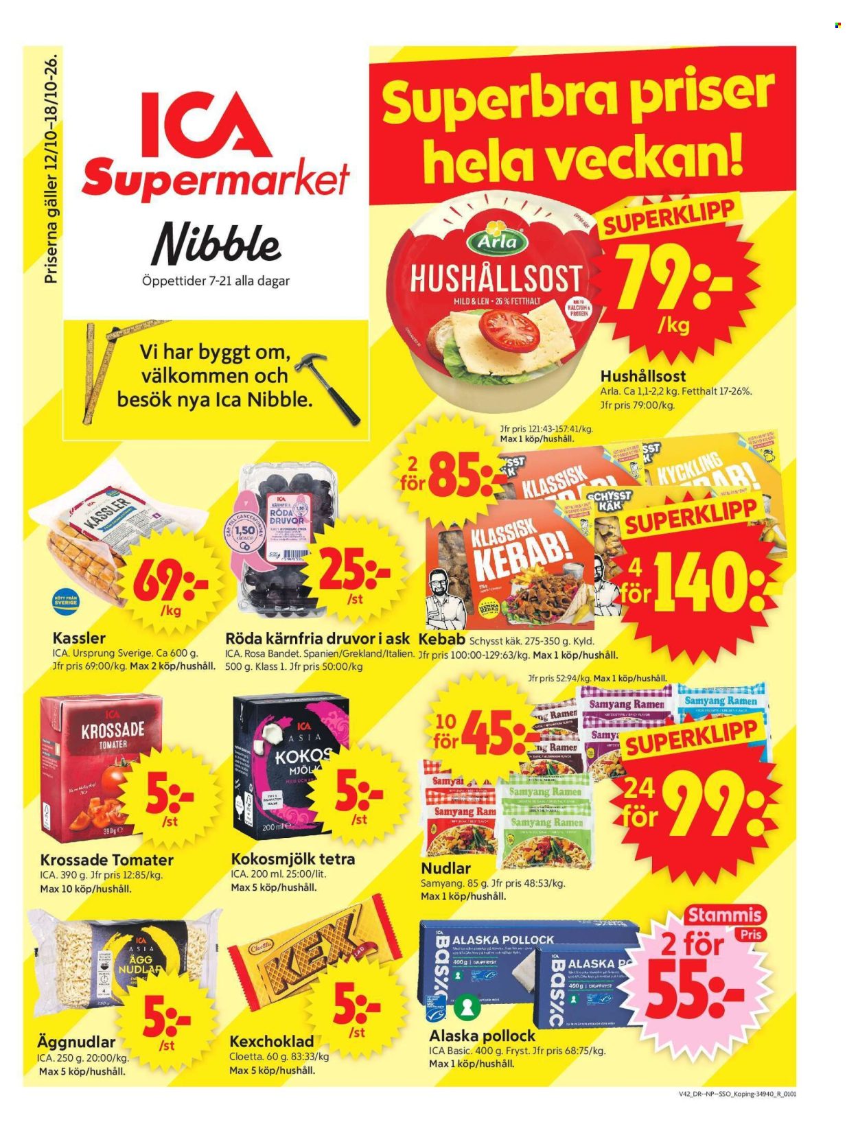 ICA reklamblad - 12/10 2026 - 18/10 2026. Sida 1