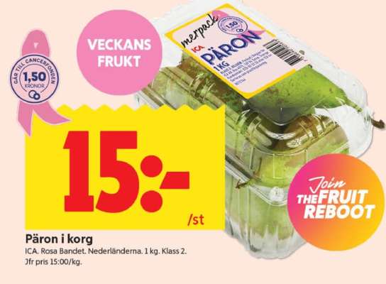 PÄRON I KORG