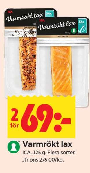 Varmrökt lax