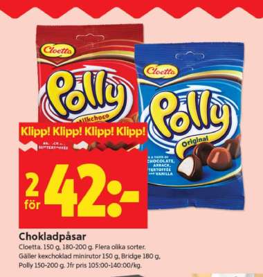 Chokladpåsar