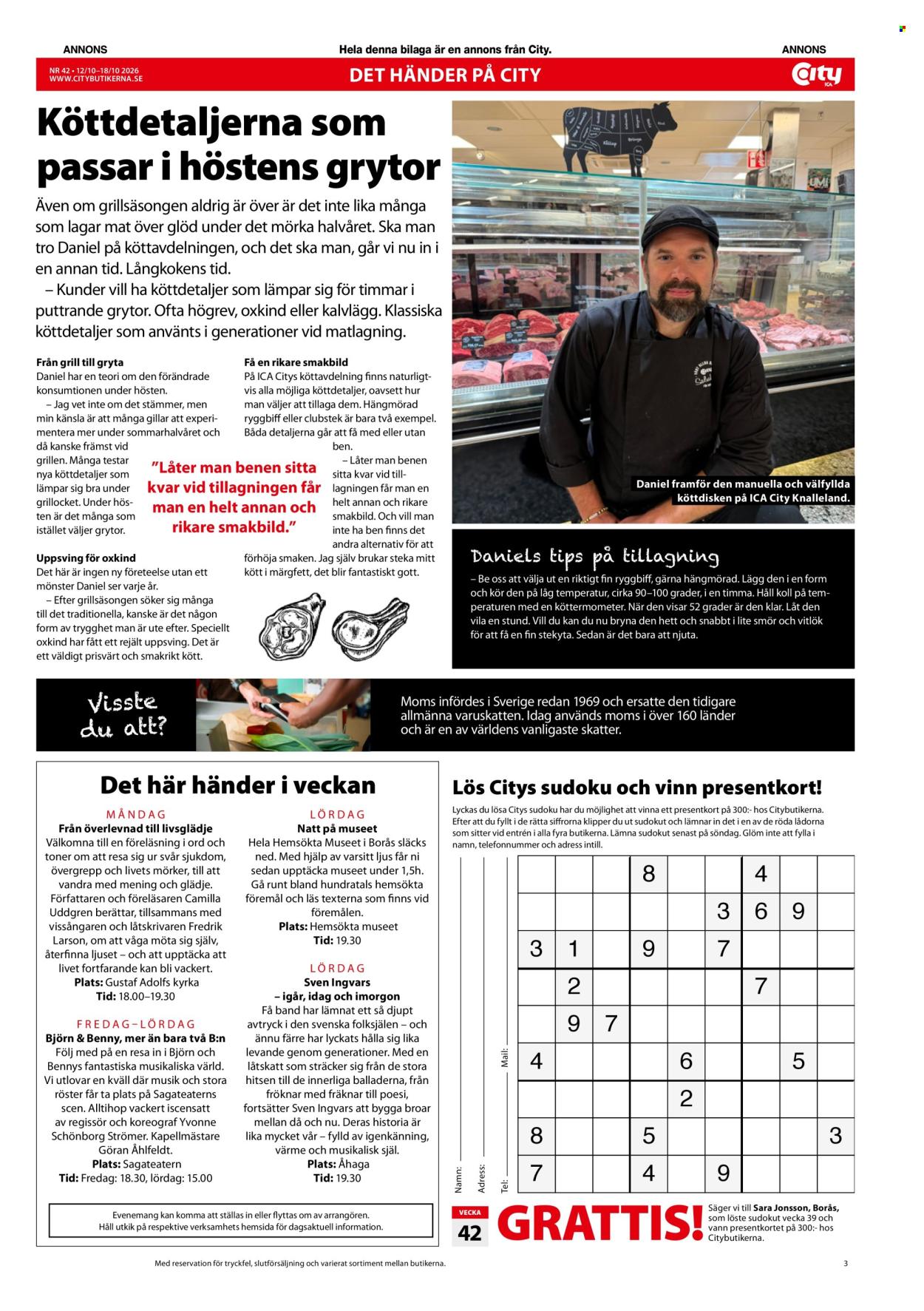 ICA reklamblad - 12/10 2026 - 18/10 2026. Sida 3