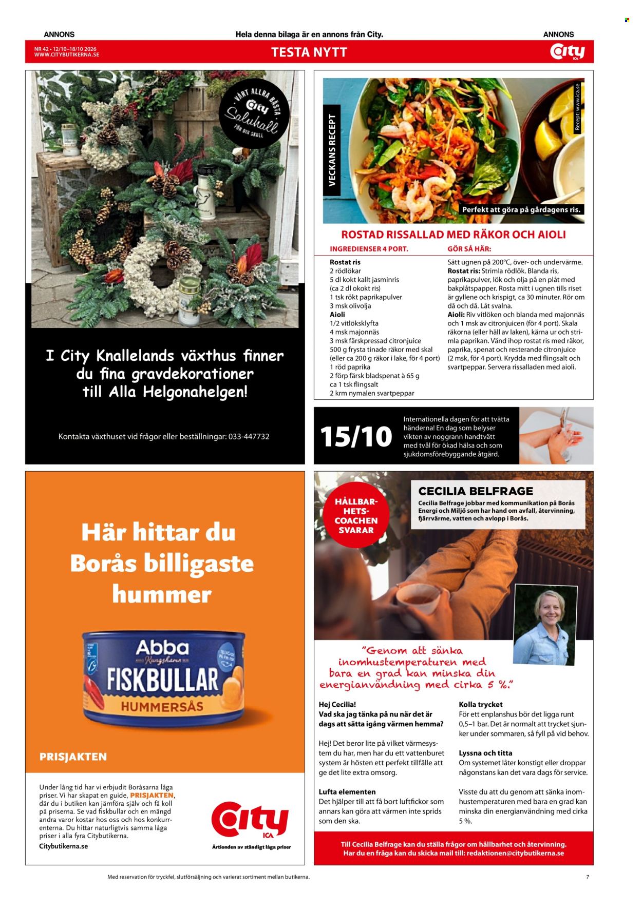 ICA reklamblad - 12/10 2026 - 18/10 2026. Sida 7