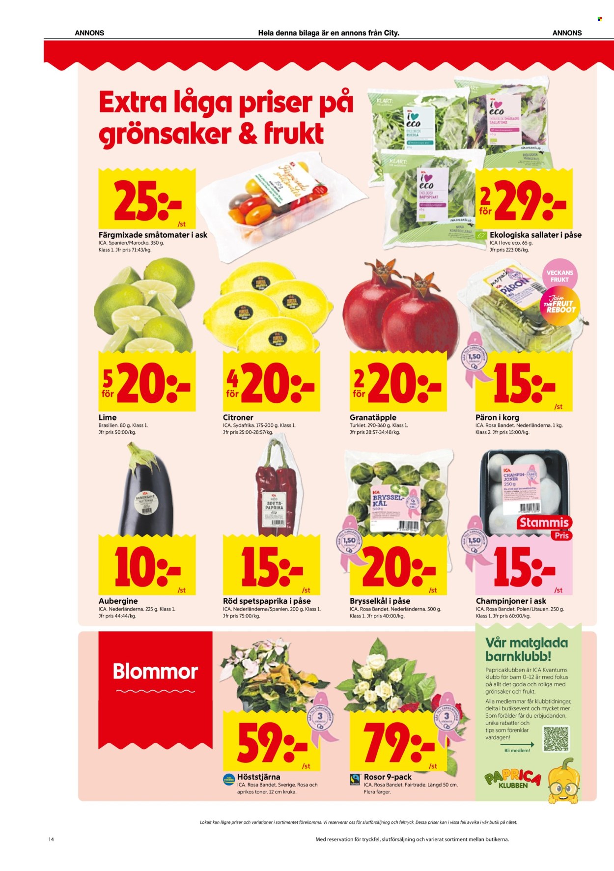ICA reklamblad - 12/10 2026 - 18/10 2026. Sida 14