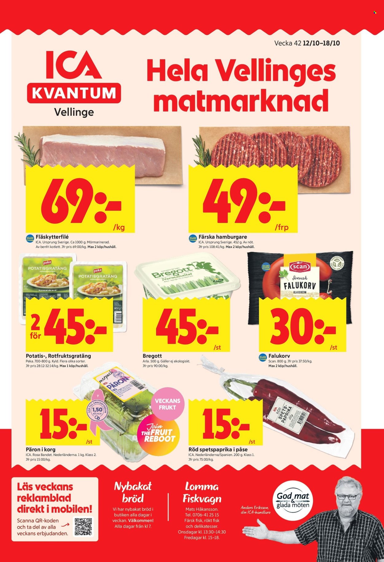 ICA reklamblad - 12/10 2026 - 18/10 2026. Sida 1
