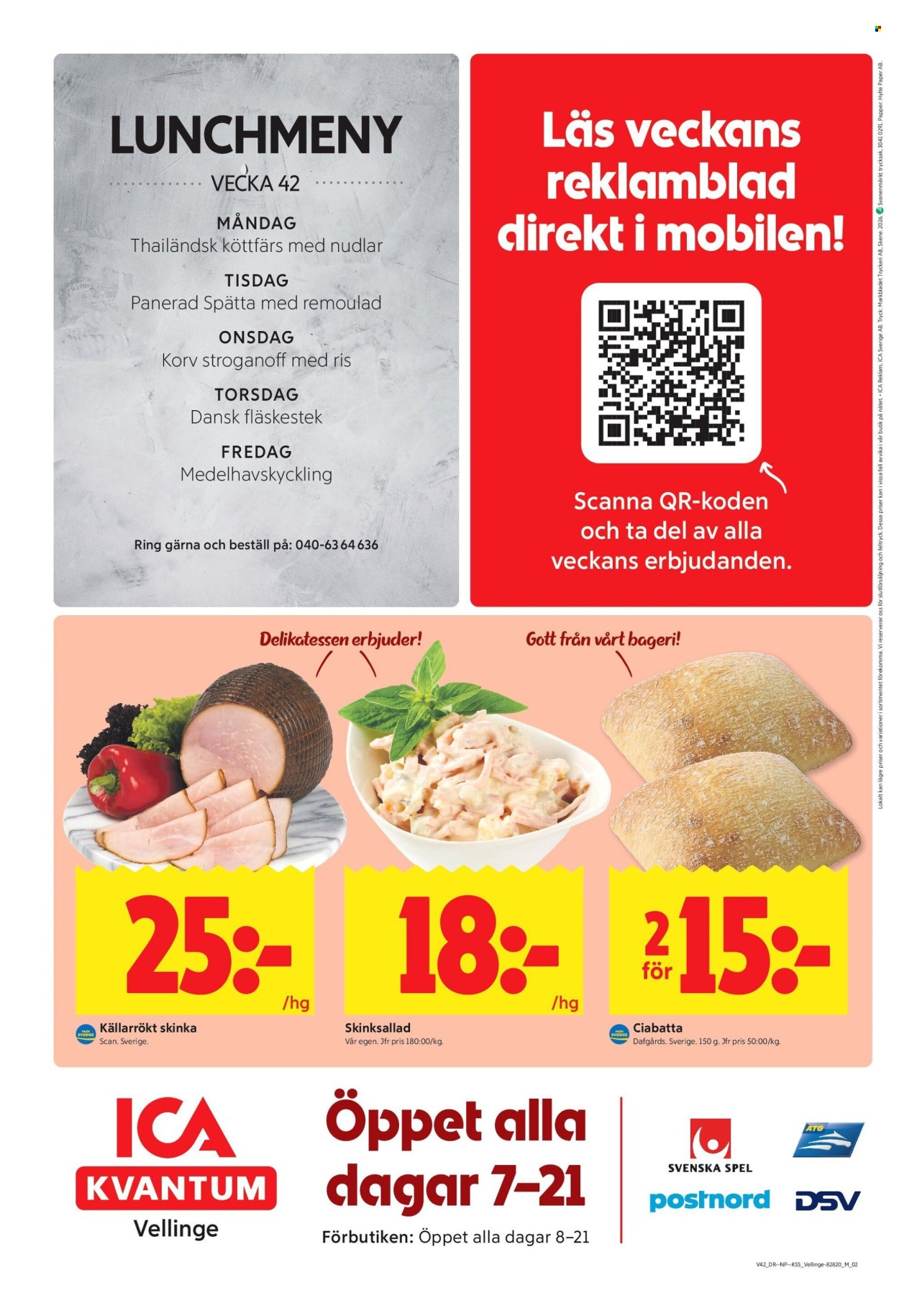 ICA reklamblad - 12/10 2026 - 18/10 2026. Sida 10