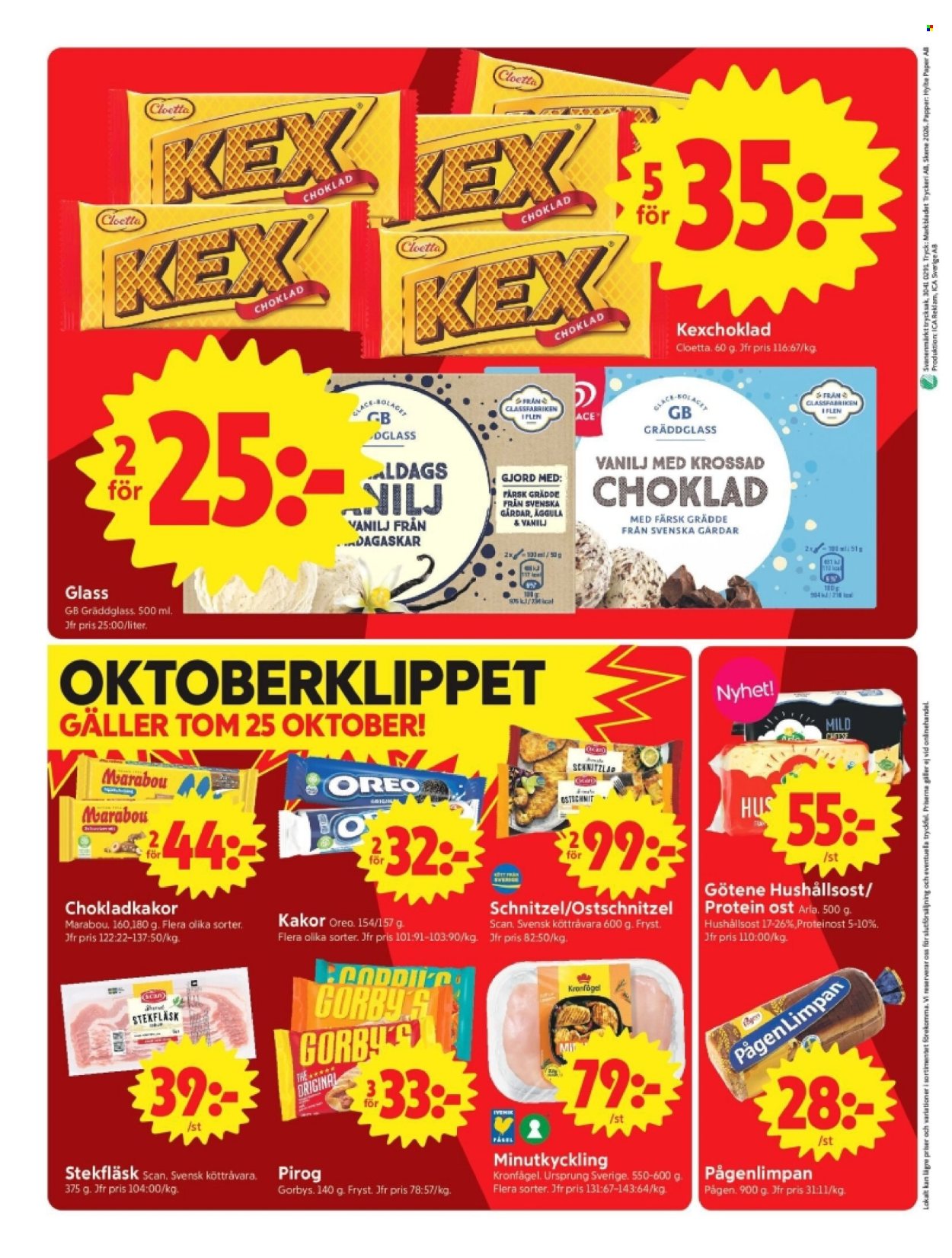 ICA reklamblad - 12/10 2026 - 18/10 2026. Sida 12