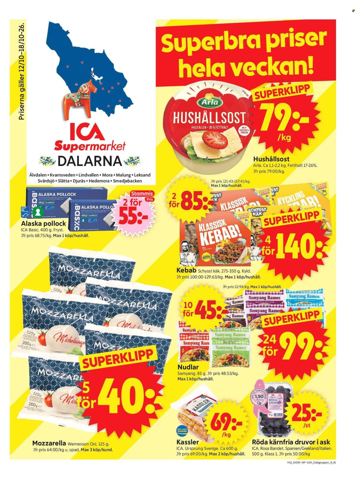 ICA reklamblad - 12/10 2026 - 18/10 2026. Sida 1